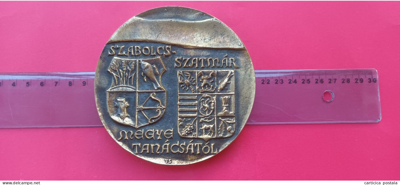 Romania Rumanien Medalie Satu Mare Szatmar Szatmarnemeti - Monarquía / Nobleza