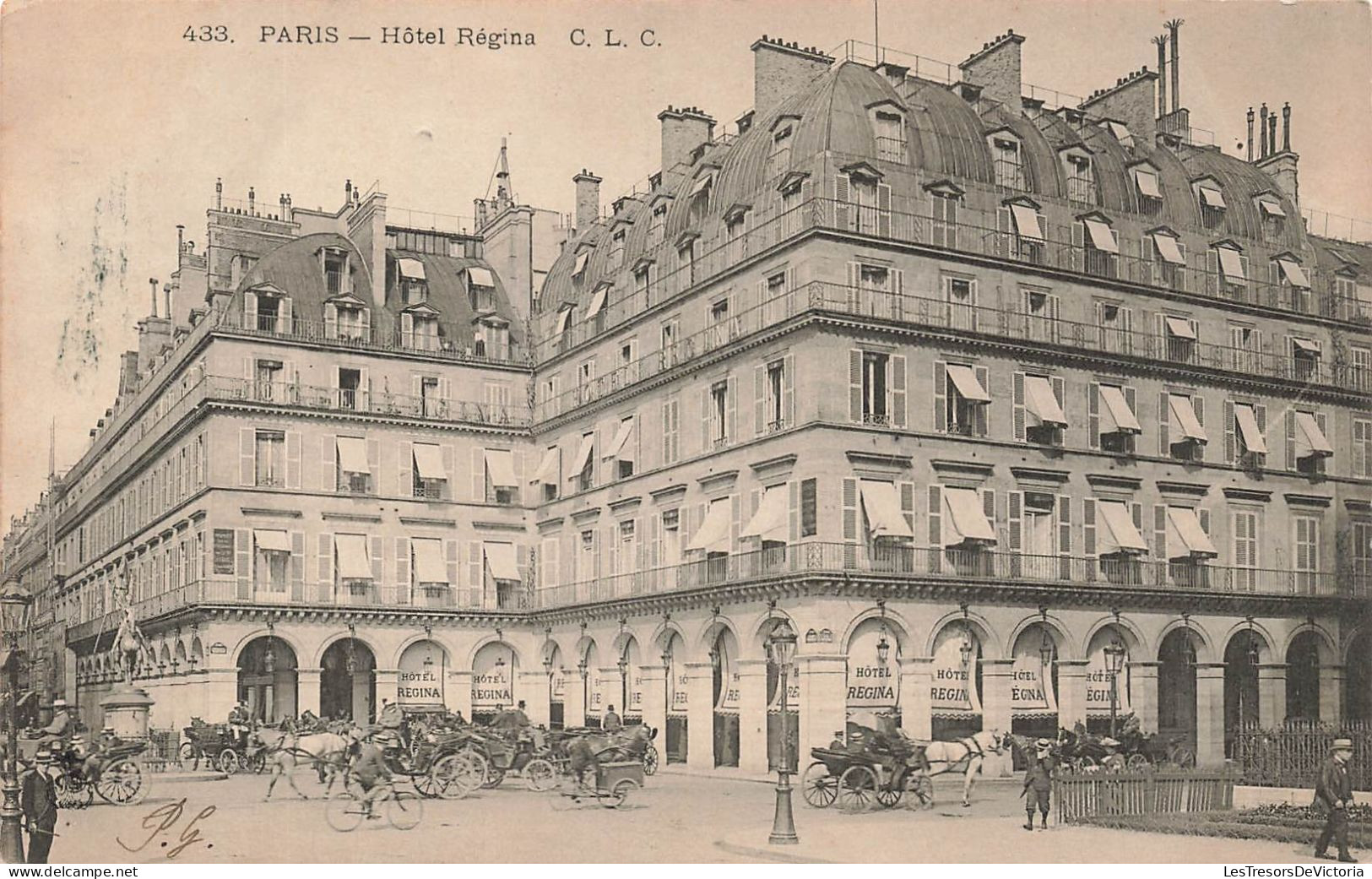 FRANCE - Paris - Hôtel Régina - Carte Postale Ancienne - Cafés, Hotels, Restaurants