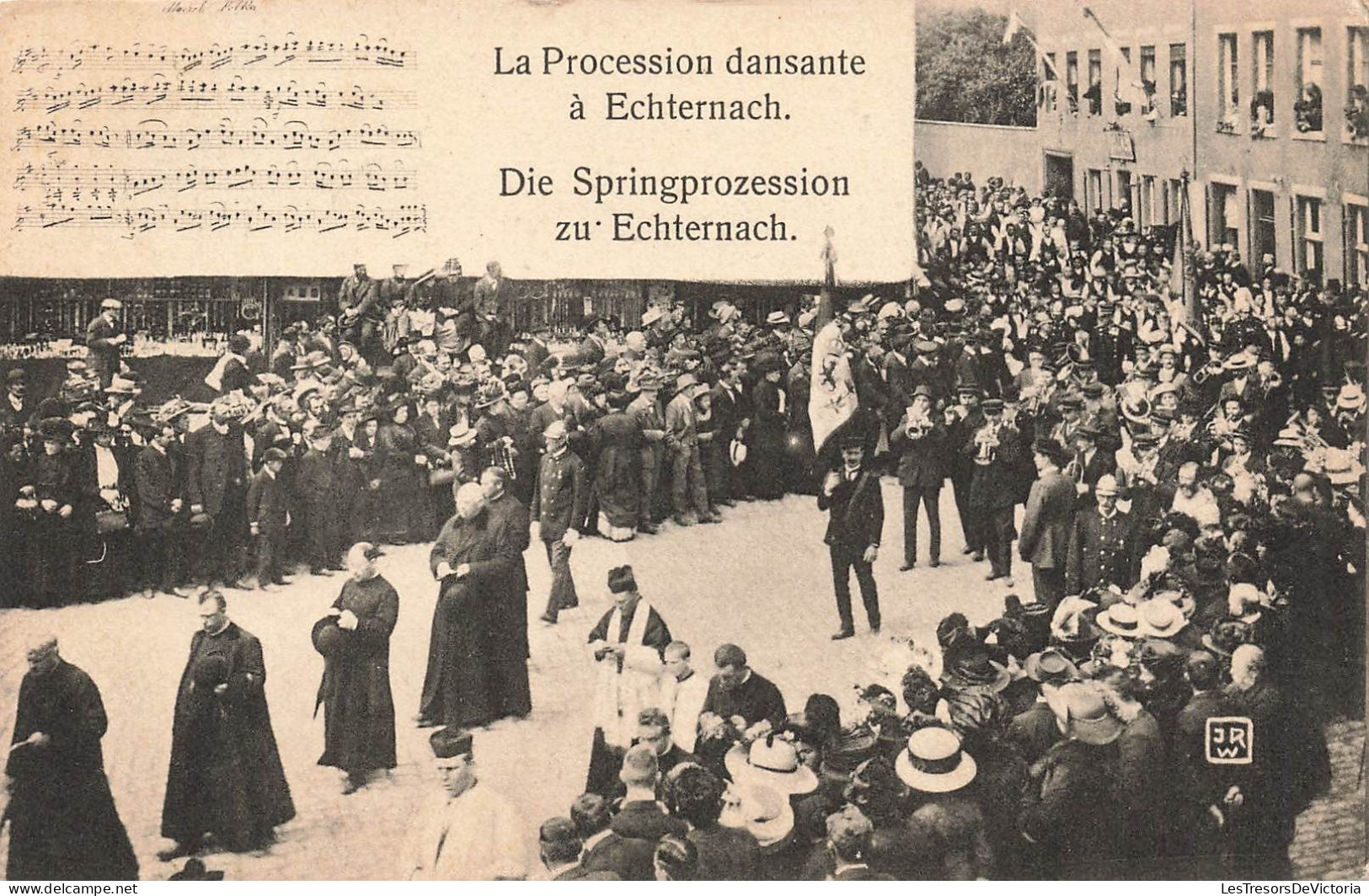 LUXEMBOURG - Echternach - La Procession Dansante - Animé - Carte Postale Ancienne - Echternach