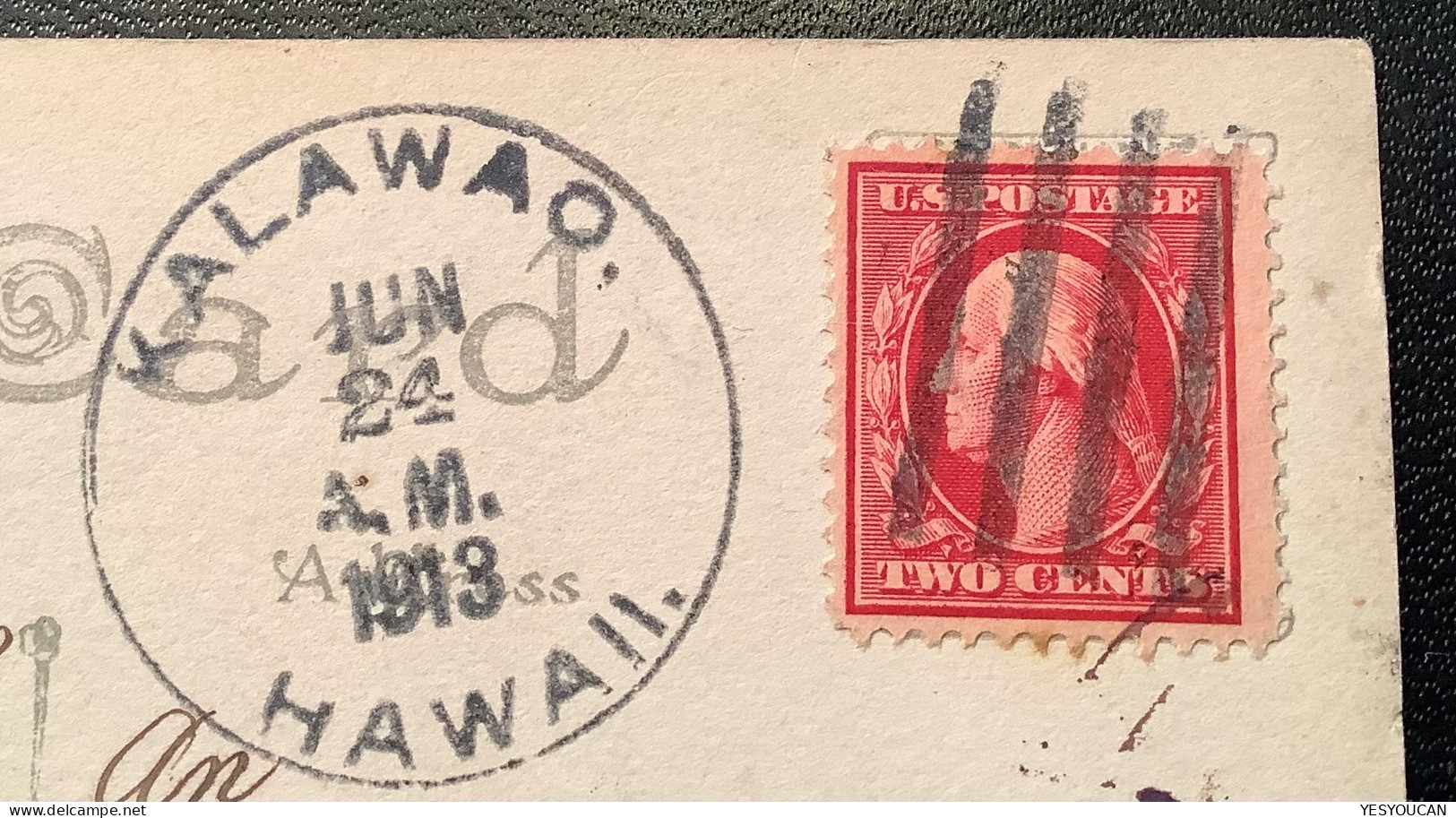 LEPER COLONY ISLAND: Rare KALAWAO/HAWAII 1913 Real Photo Picture Post Card LEPER CHURCH ST FRANCIS‘-MOLOKAI (lèpre Lepra - Hawaï