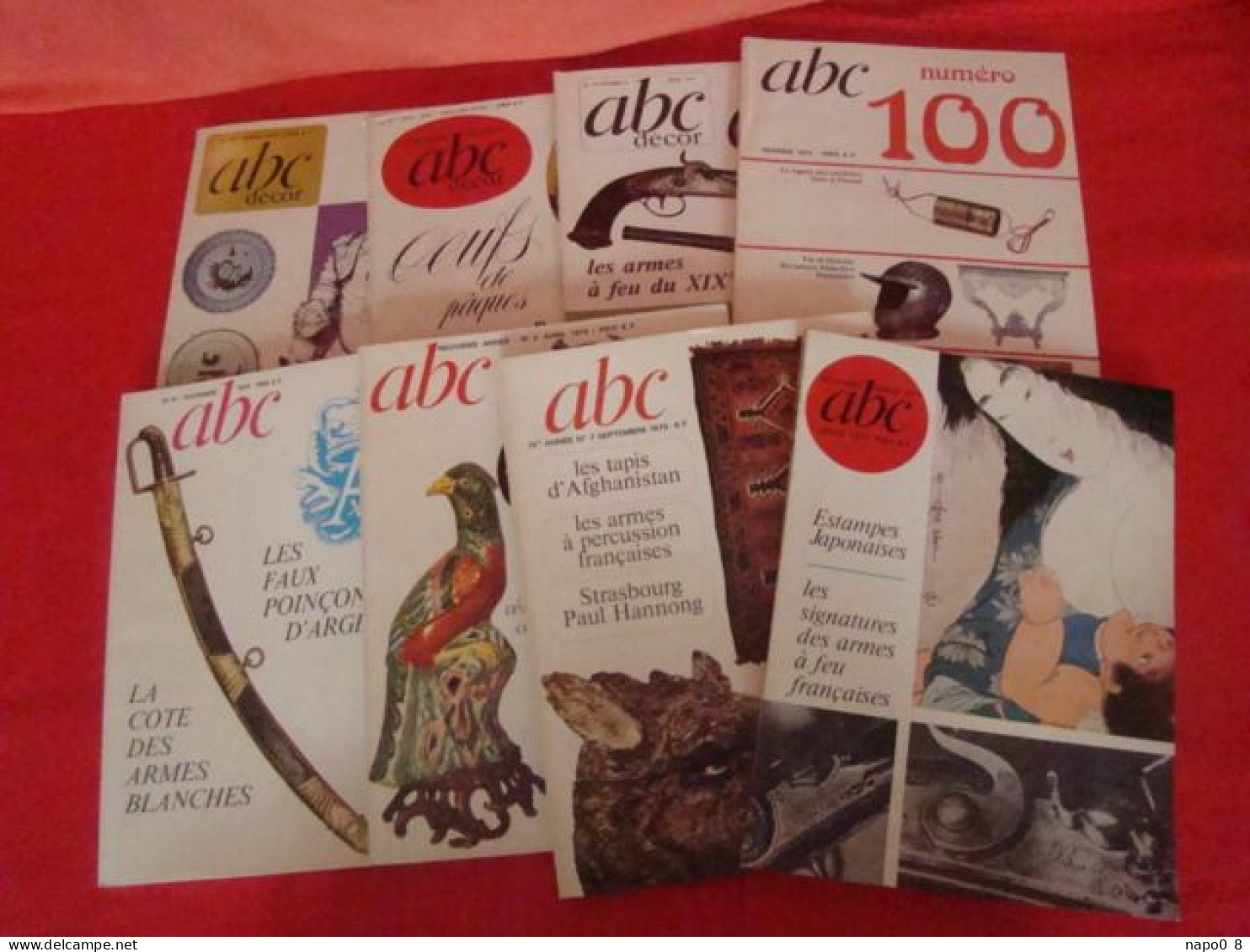 Lot De 8 Magazines " Le Guide Des Antiquités " A B C Décor - Lotti E Stock Libri