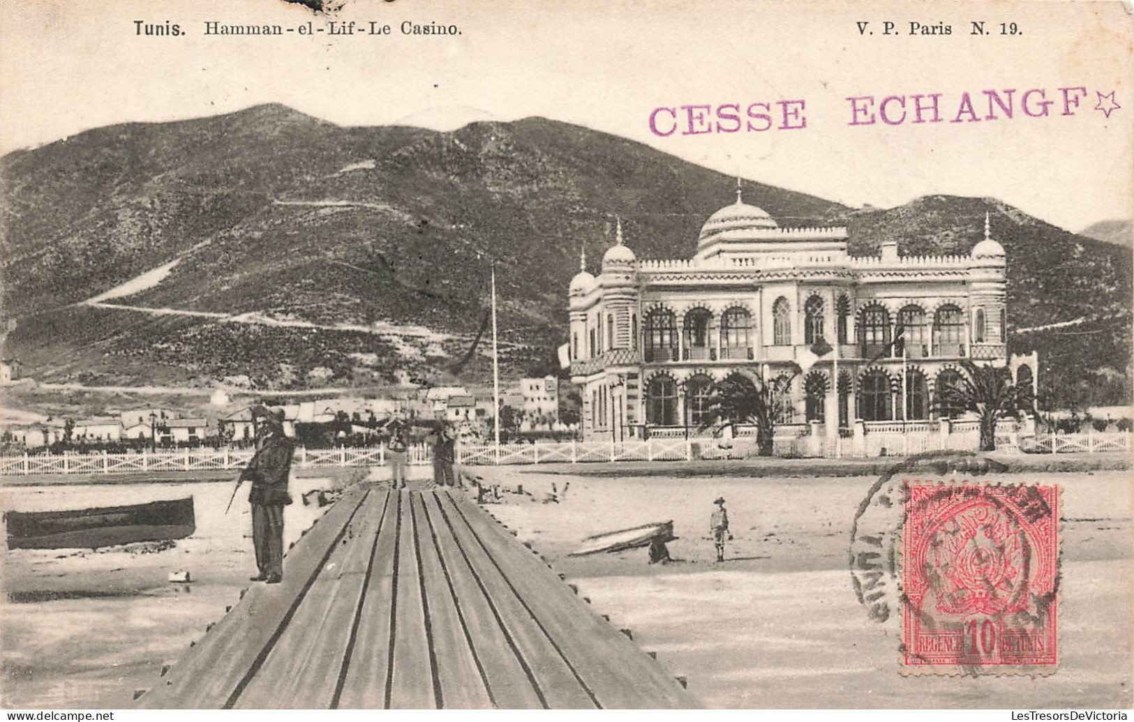 TUNISIE - Tunis - Hamman-el-Lif- Le Casino - Carte Postale Ancienne - Tunesien