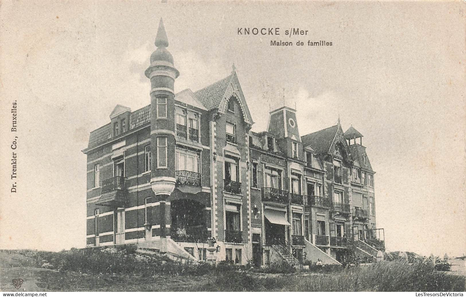 BELGIQUE - Knocke-sur-Mer - Maison De Familles - Carte Postale Ancienne - Knokke