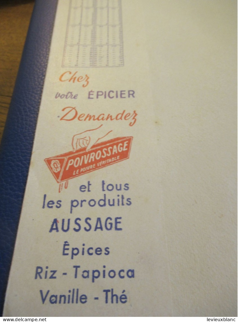 Protège-Cahier Ancien /POIVROSSAGE /Le Poivre Véritable/Aussage Pantin /Vers 1950-60      CAH369 - Alimentare