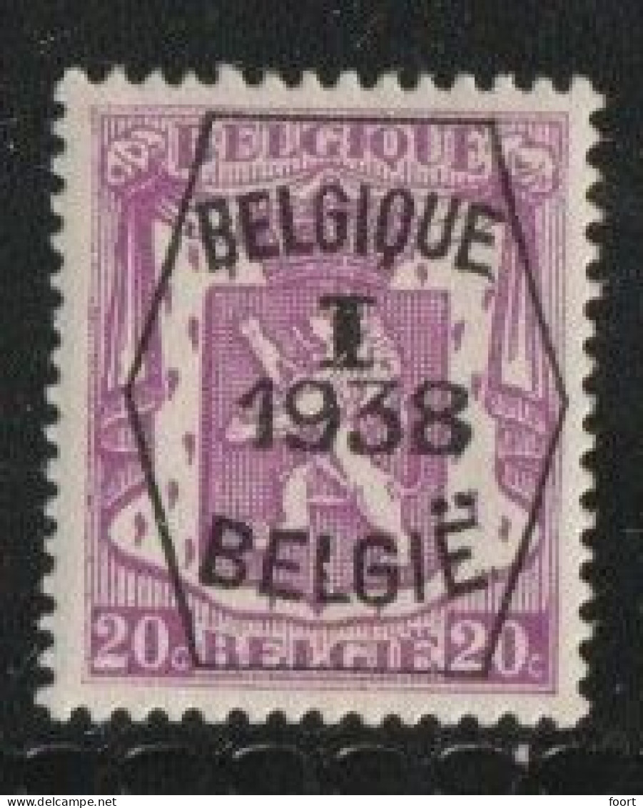 België  Nr.  334 - Sobreimpresos 1936-51 (Sello Pequeno)