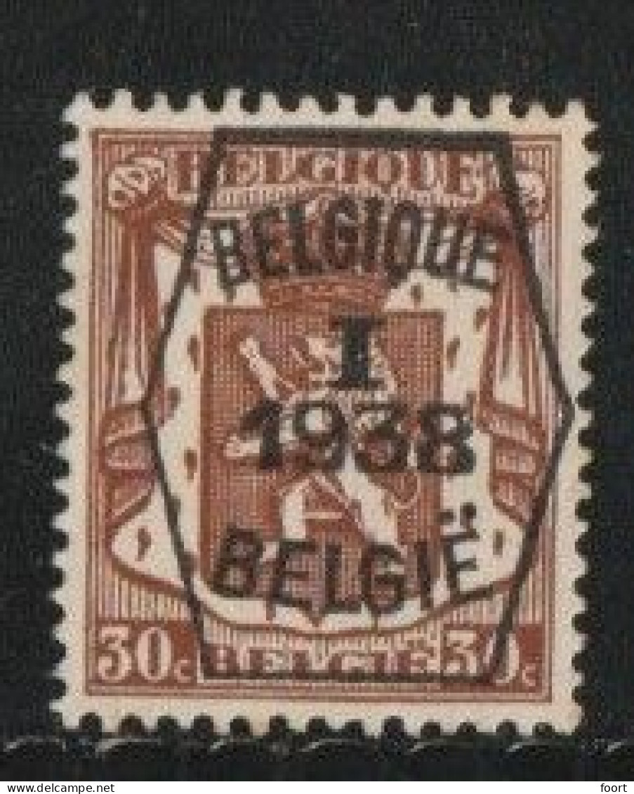 België  Nr.  336 - Sobreimpresos 1936-51 (Sello Pequeno)