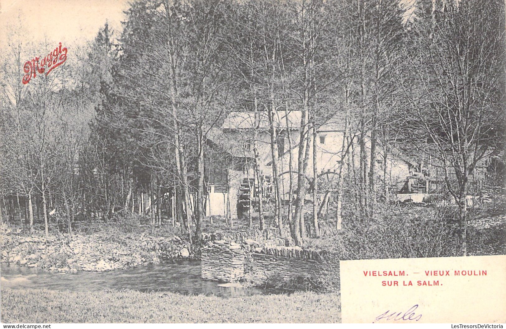 BELGIQUE - Vielsalm - Vieux Moulin Sur La Salm - Publicité Maggi - Carte Postale Ancienne - Vielsalm