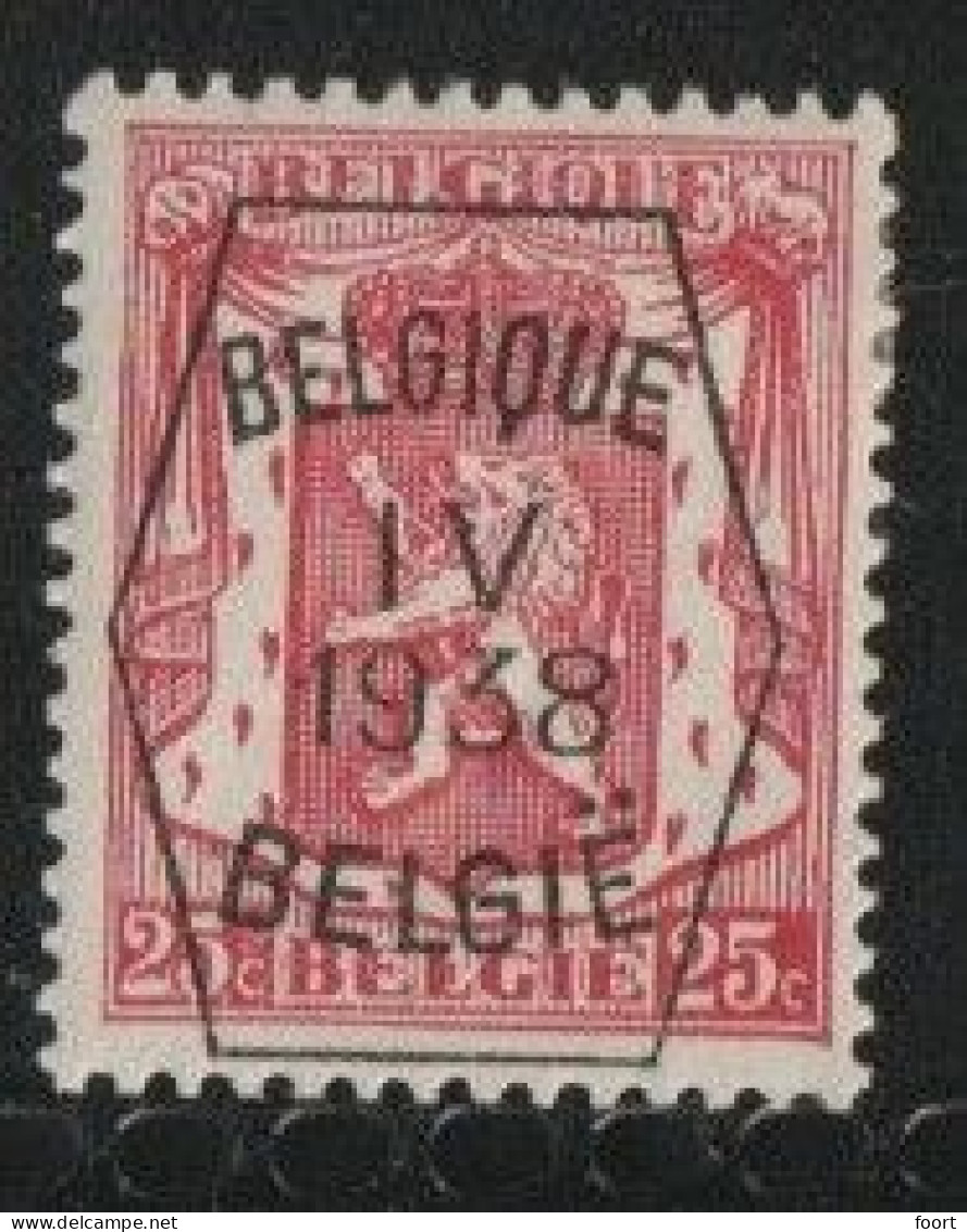 België  Nr.  353 - Sobreimpresos 1936-51 (Sello Pequeno)