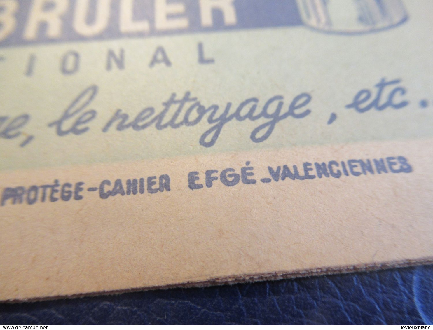 Protège-Cahier Ancien /Alcool à Bruler/Produit National /Scouts En Camping/GAI/Efgé Valenciennes /Vers 1950-60    CAH371 - Alimentare