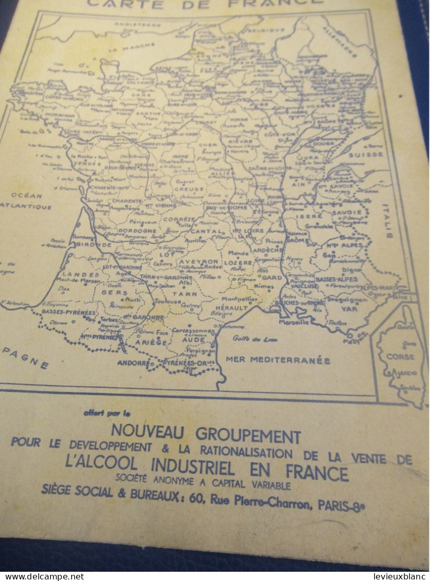 Protège-Cahier Ancien /Alcool à Bruler/Produit National /Scouts En Camping/GAI/Efgé Valenciennes /Vers 1950-60    CAH371 - Alimentaire