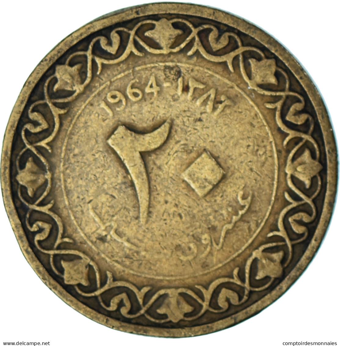 Monnaie, Algérie, 20 Centimes, 1964 - Argelia