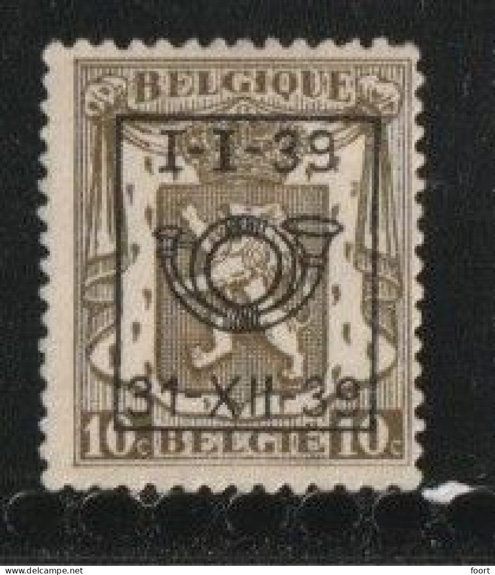 België  Nr.  421 - Sobreimpresos 1936-51 (Sello Pequeno)