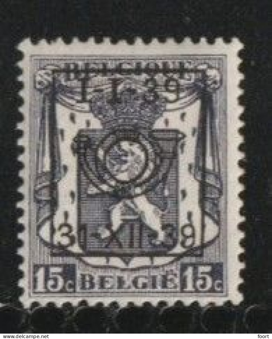 België  Nr.  422 - Typografisch 1936-51 (Klein Staatswapen)