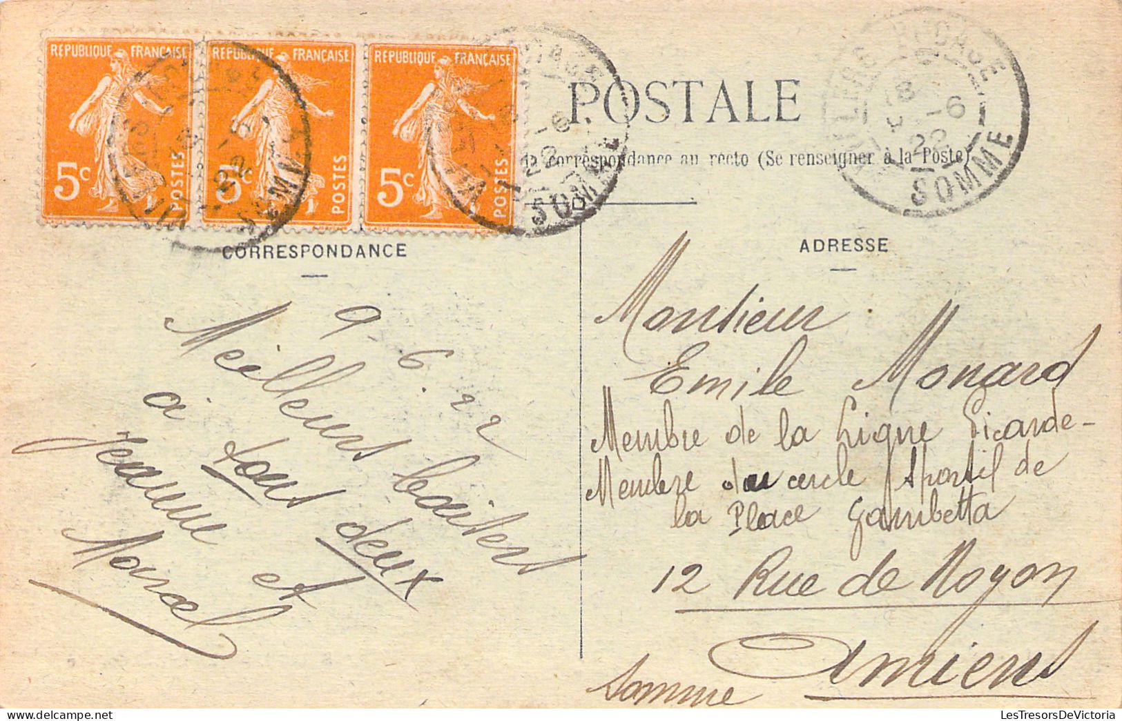 FRANCE - Talmas - La Place - Somme - Carte Postale Ancienne - Altri & Non Classificati