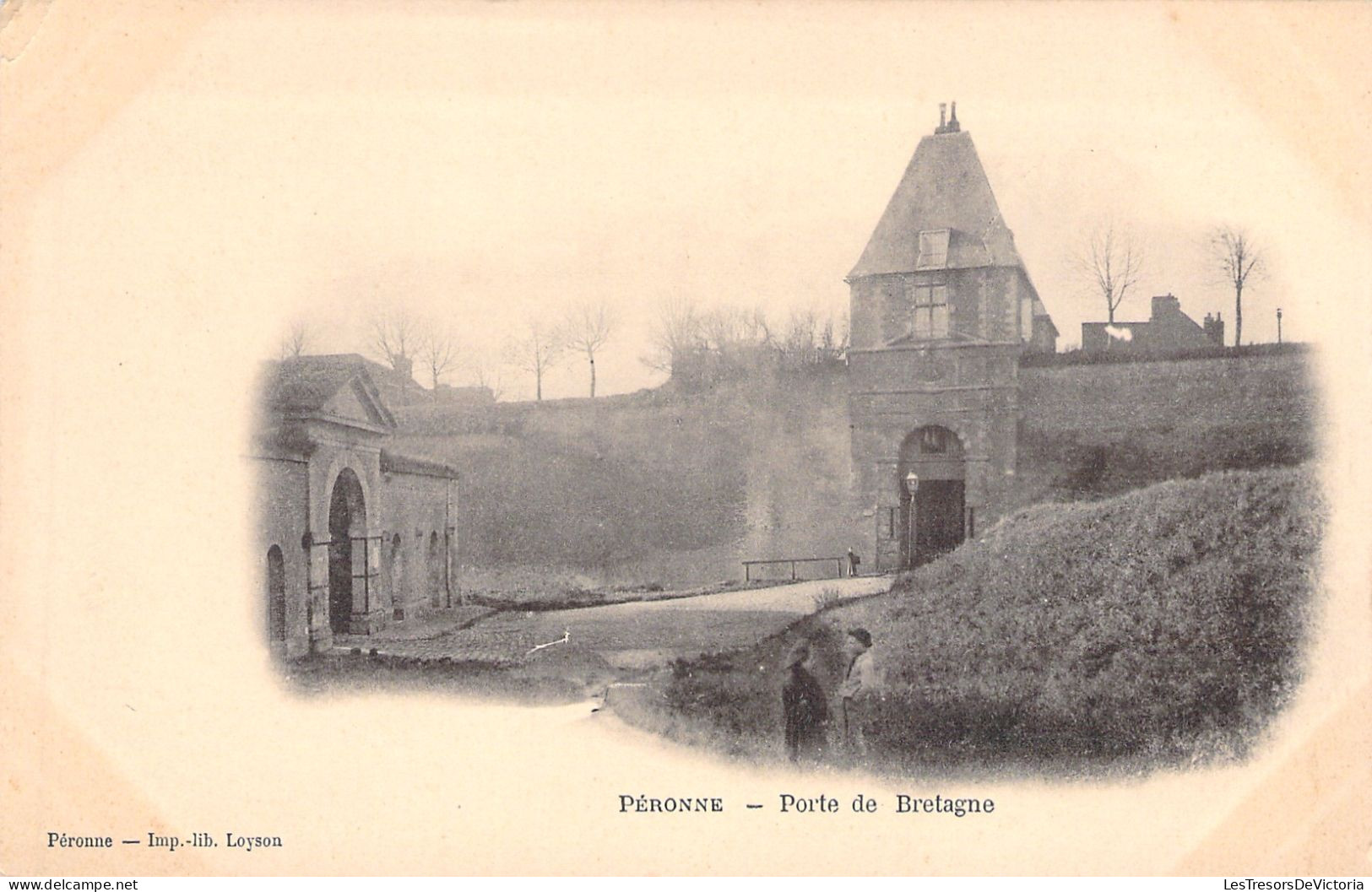 FRANCE - Peronne - Porte De Bretagne - Carte Postale Ancienne - Peronne