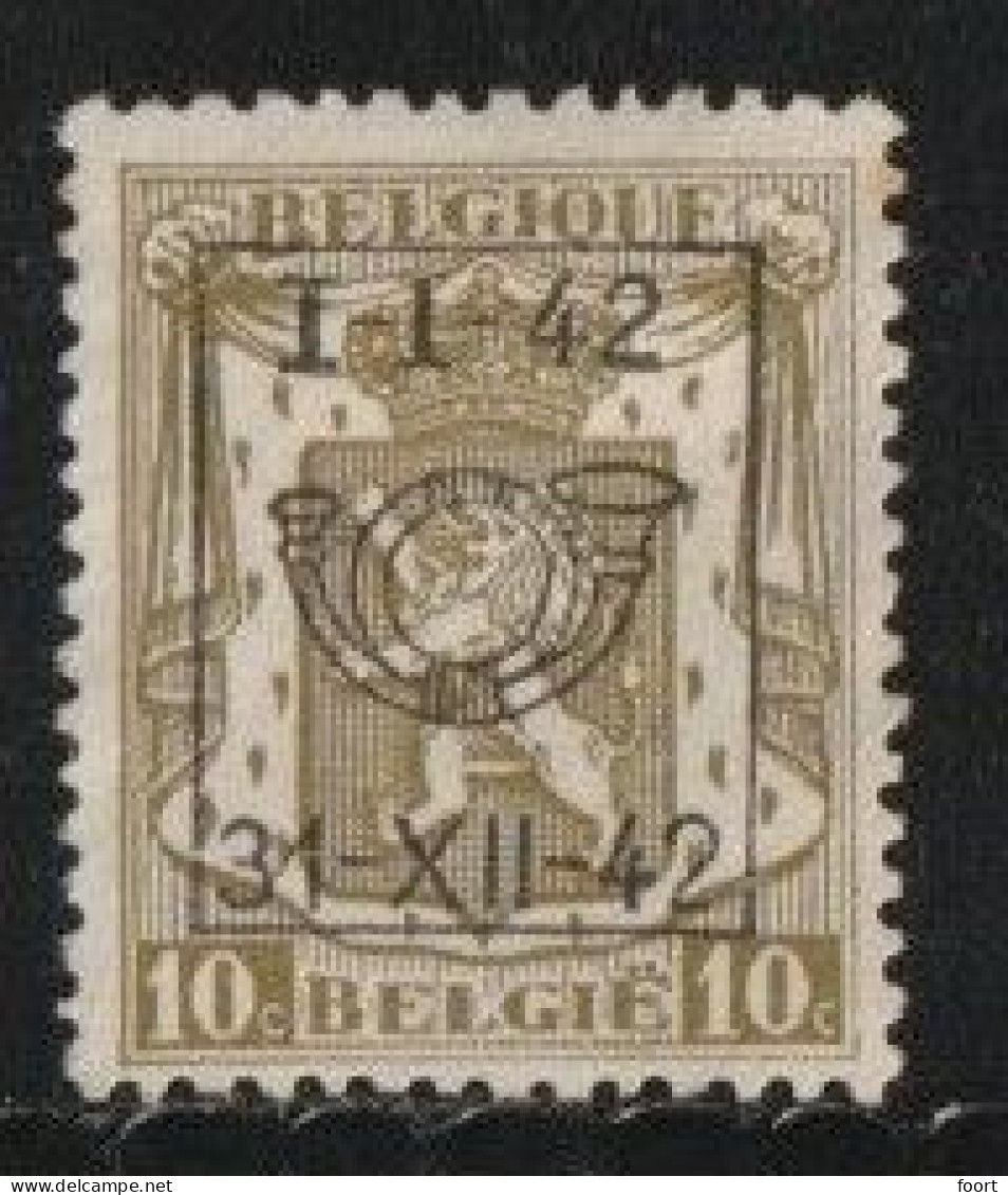 België  Nr.  477 - Sobreimpresos 1936-51 (Sello Pequeno)