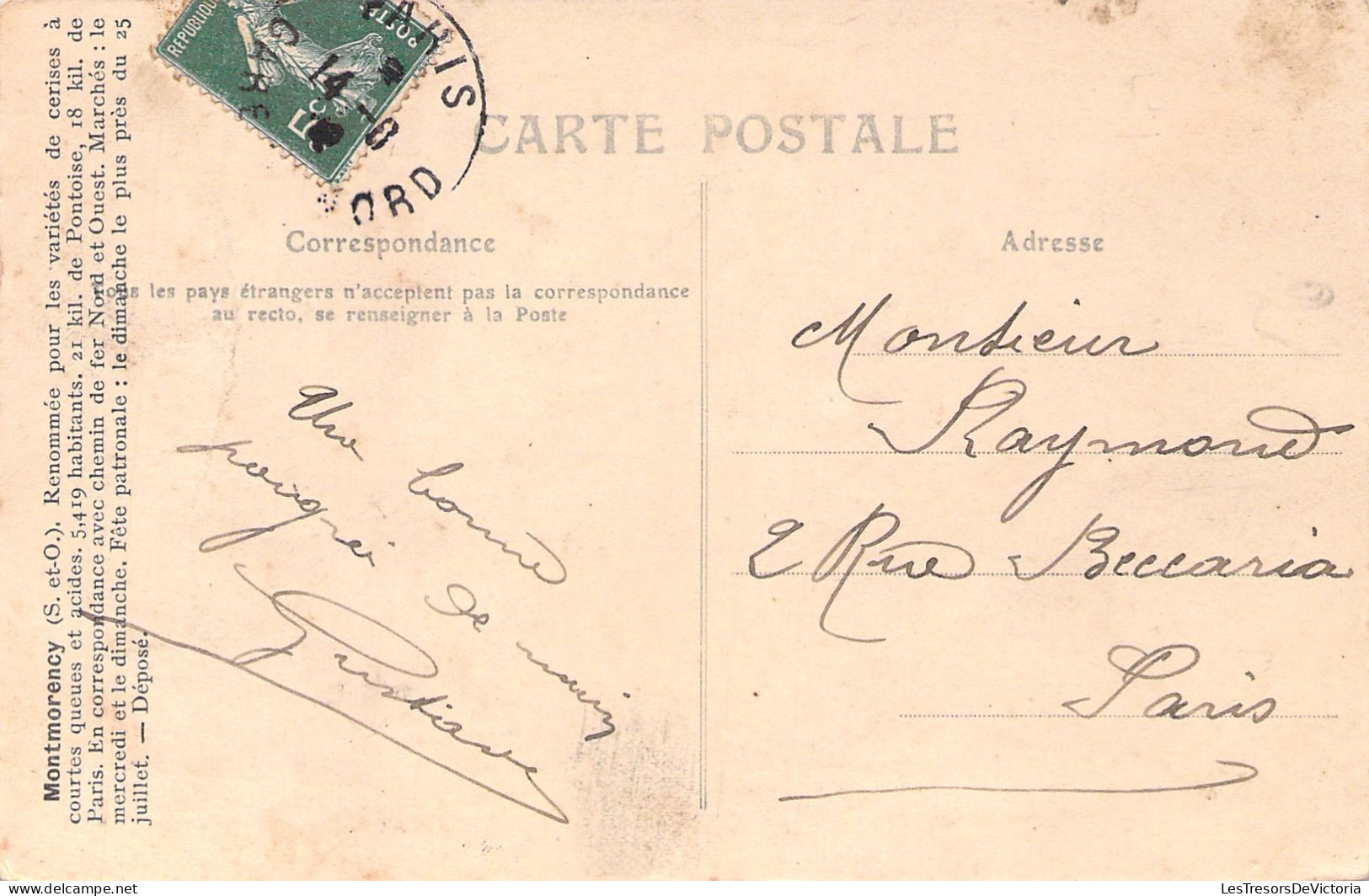 FRANCE - Montmorency - Une Mauvaise Blague - Ane - Carte Postale Ancienne - Montmorency