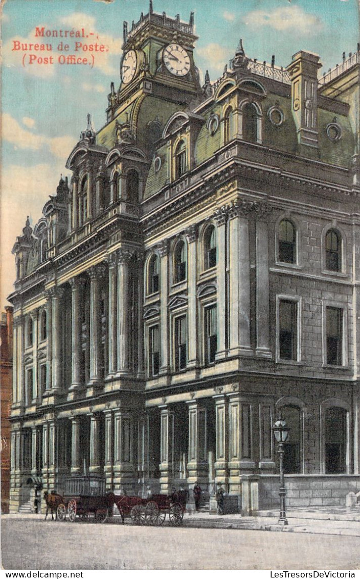 Quebec - Montreal - Bureau De Poste - Carte Postale Ancienne - Montreal