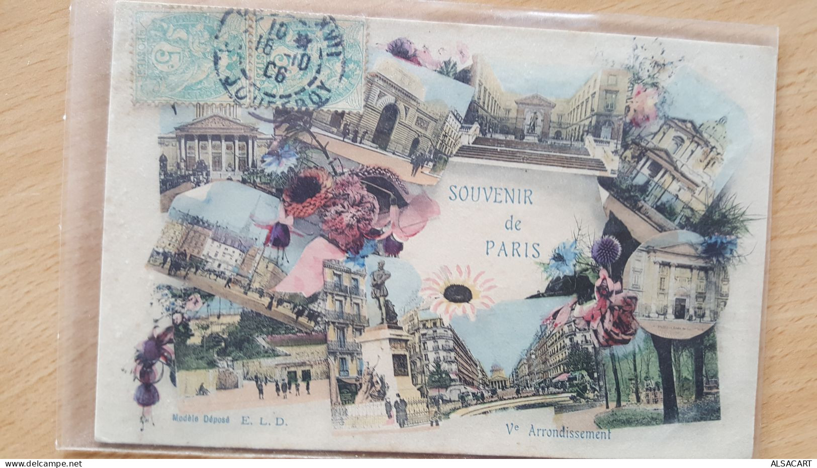 Souvenir De  Paris  , Multivue Genre Gruss - Multi-vues, Vues Panoramiques