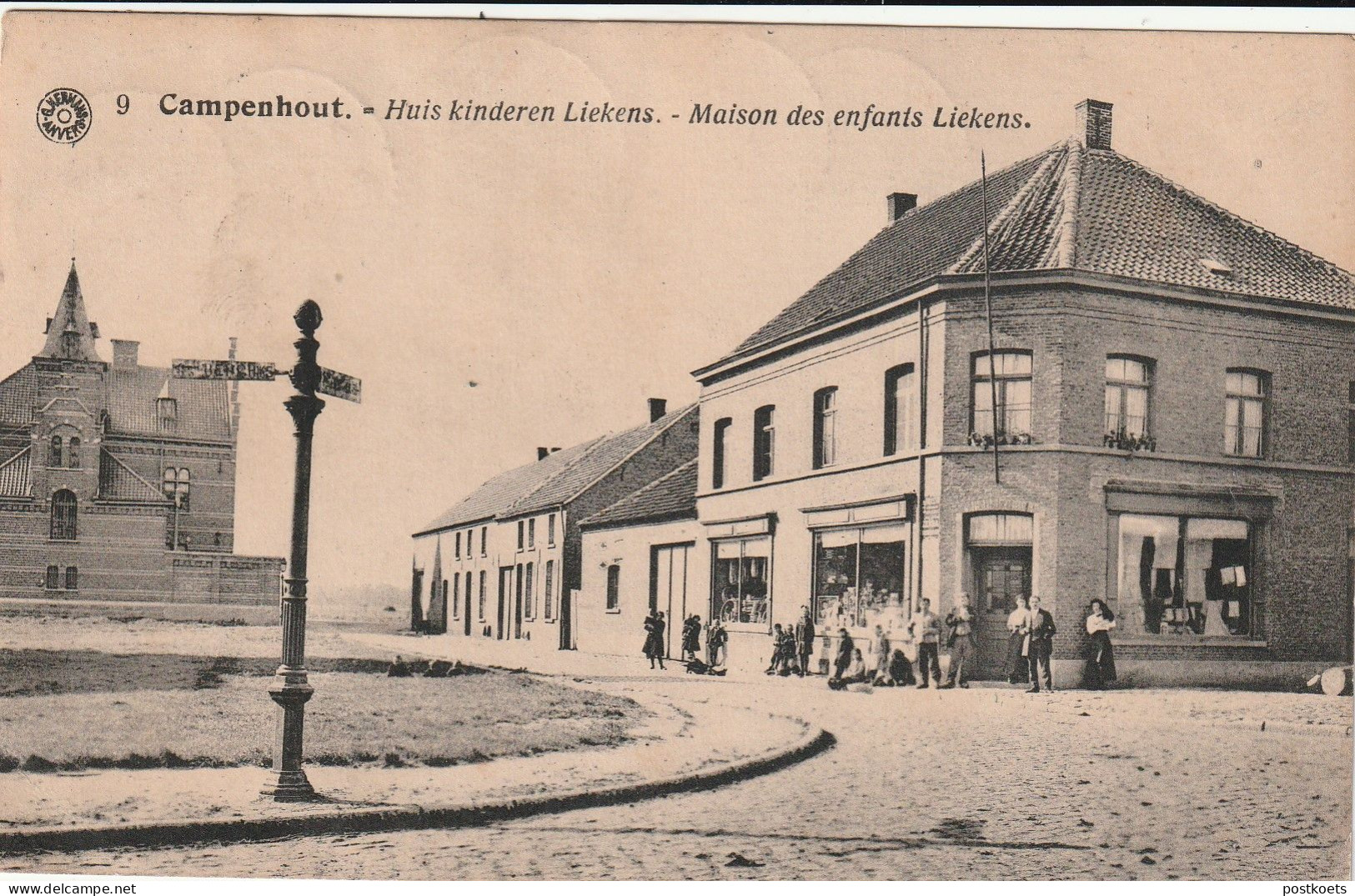 Campenhout, Kampenhout,, Huis Kinderen Liekens; 2 Scans - Kampenhout