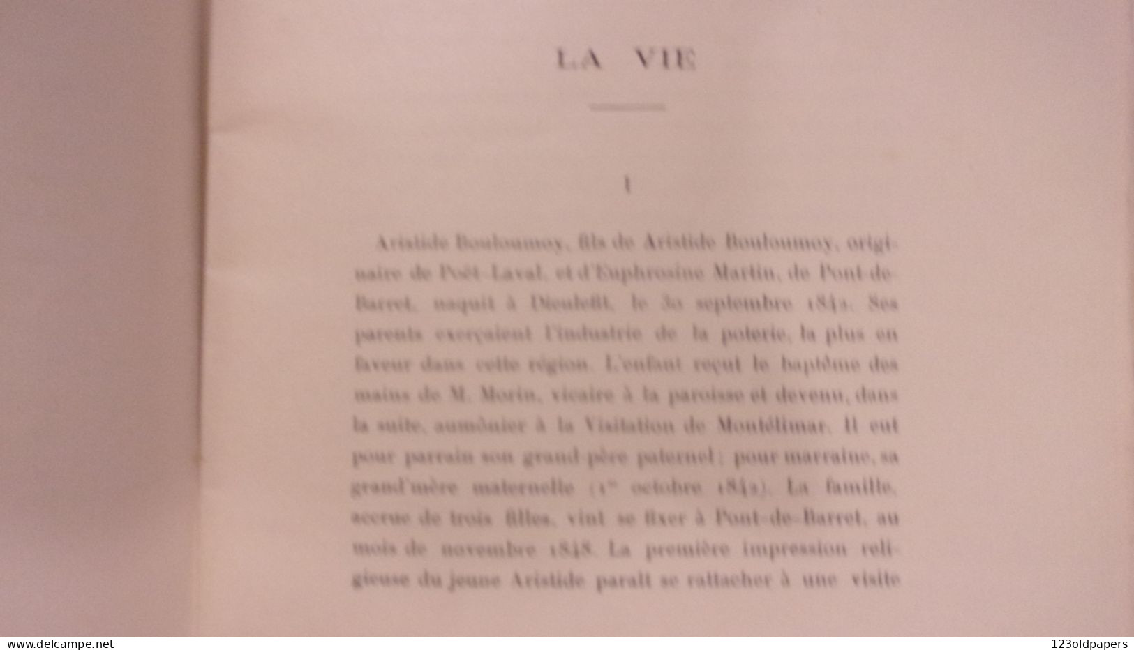 1911 DROME HECTOR REYNAUD CURE ST JEAN VALENCE ESQUISSE BIO CHANOINE BOULOUMOY ARCHIPRETRE CATHEDRALE  VALENCE - Rhône-Alpes