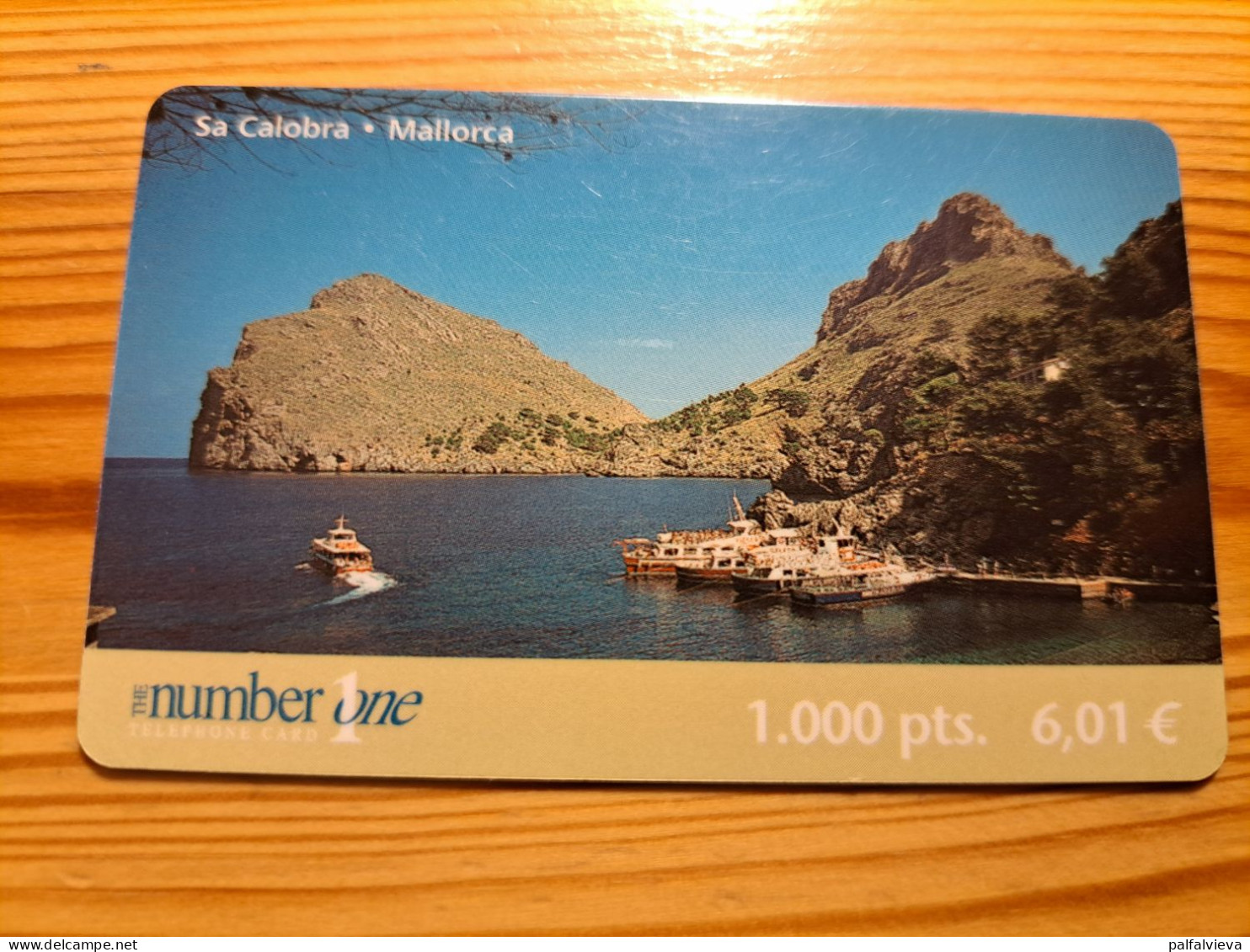 Prepaid Phonecard Spain, Number One - Sa Calobra, Mallorca - Sonstige & Ohne Zuordnung