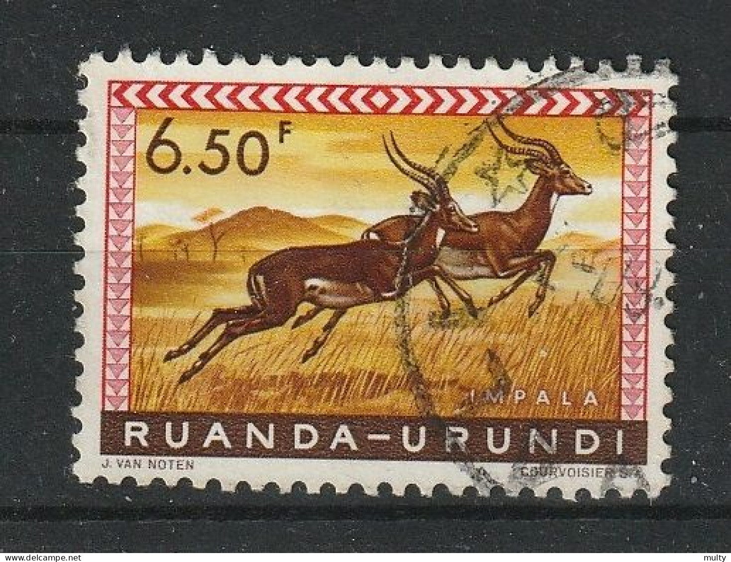 Ruanda-Urundi Y/T 214 (0) - Gebruikt