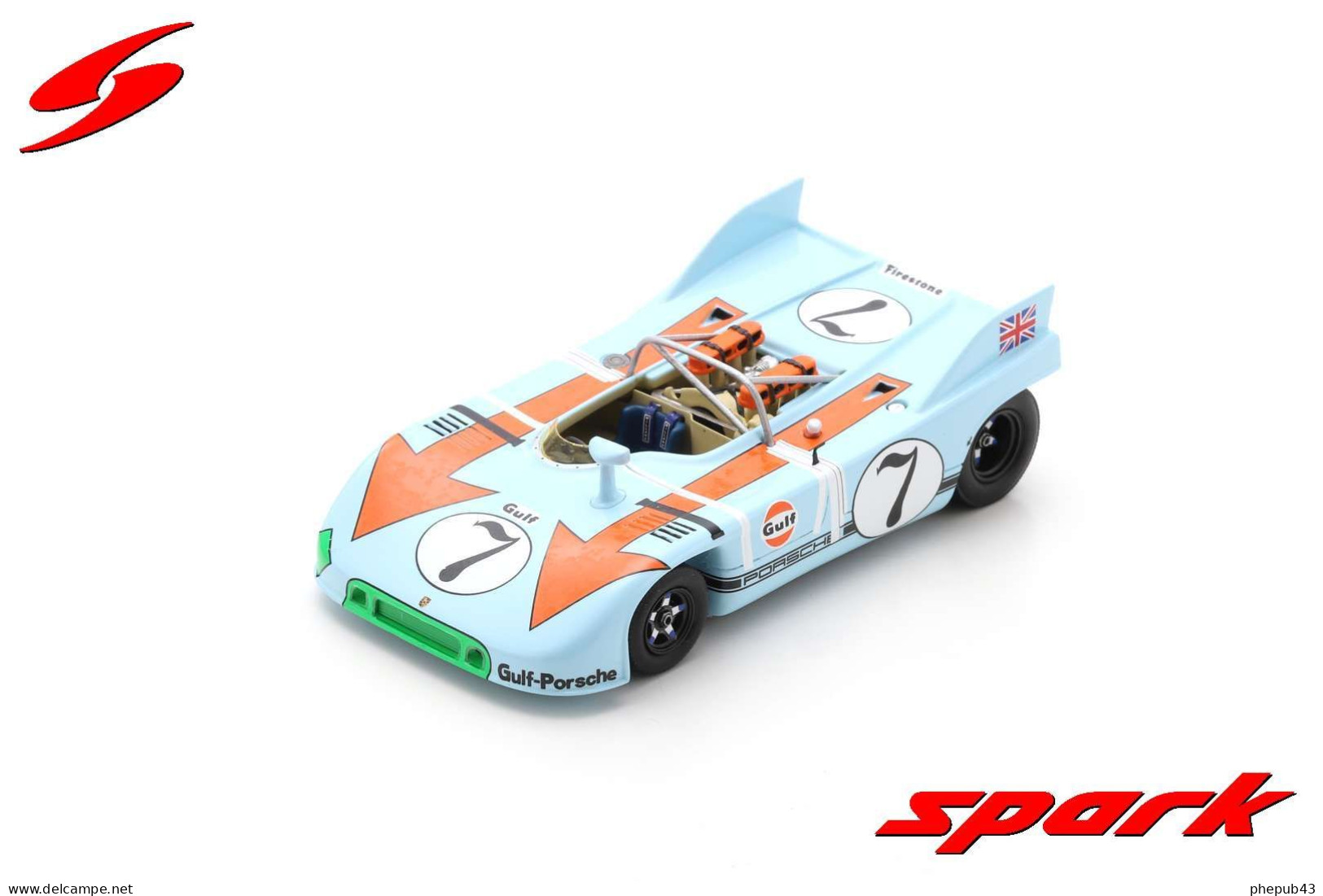 Porsche 908/3 - Targa Florio 1971 #7 - Jo Siffert/Brian Redman - Spark - Spark