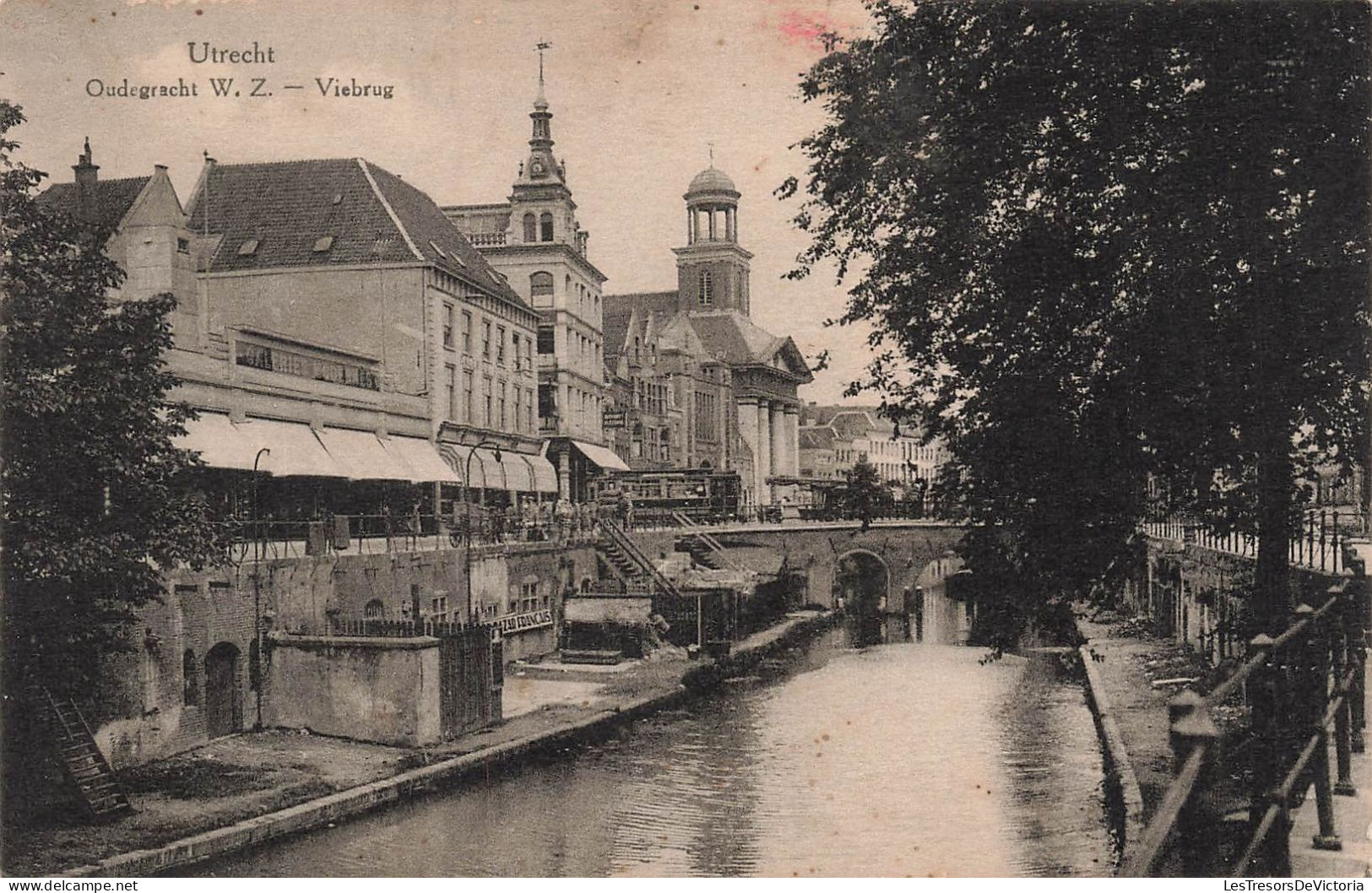 PAYS-BAS - Utrecht - Oudegracht - Viebrug - Carte Postale Ancienne - Other & Unclassified