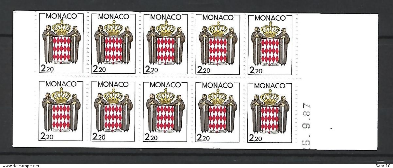 Carnet De Monaco Neuf ** N 1 - Booklets