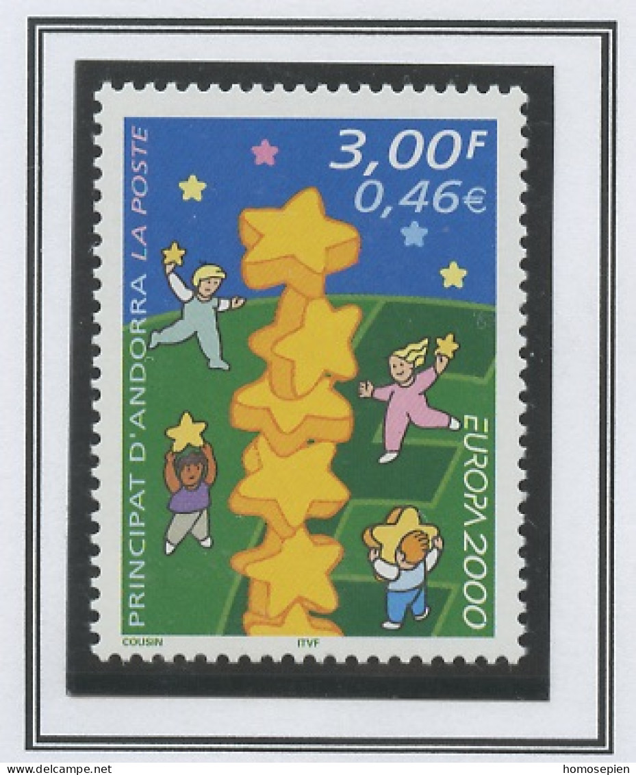 Europa CEPT 2000 Andorre Français - Andorra Y&T N°529 - Michel N°551 *** - 0,46€ EUROPA - 2000