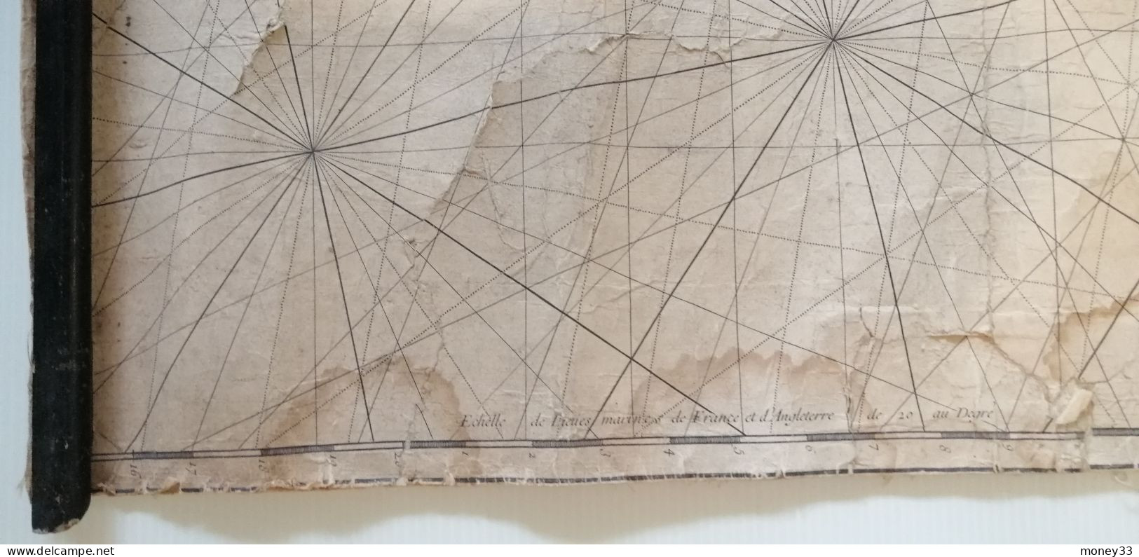 Carte Du Golfe De Lyon Dressée Par Le Sr FILLIOL Professeur D'hydrographie 1725 - Nautical Charts