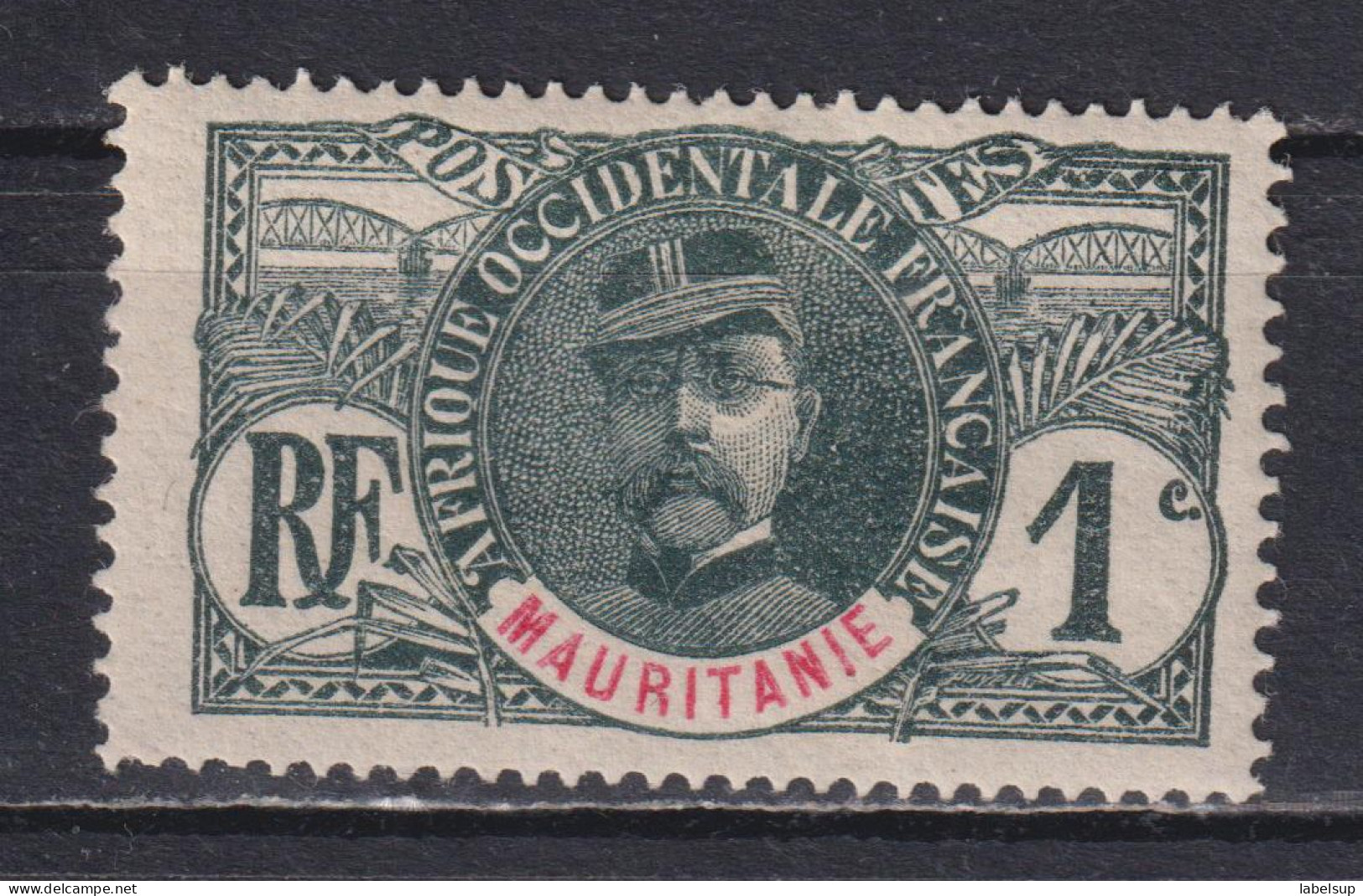 Timbre Neuf*  De Mauritanie De 1906 N° 1 MH - Oblitérés