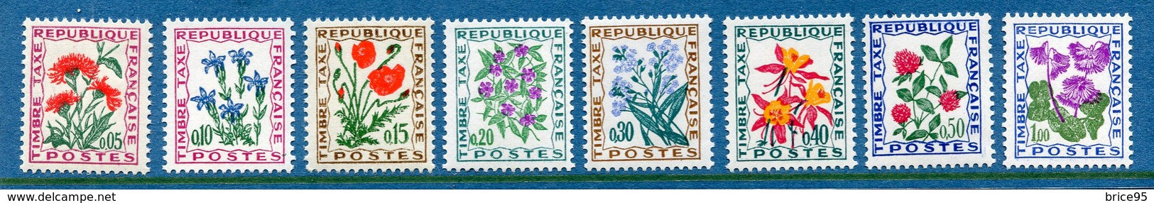 France - Taxe - YT N° 95 à 102 ** - Neuf Sans Charnière - 1964 à 1971 - 1960-.... Mint/hinged