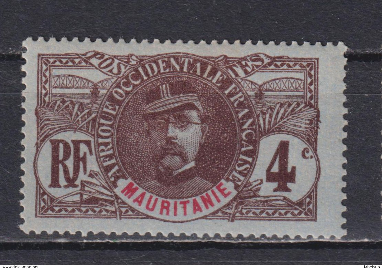 Timbre Neuf*  De Mauritanie De 1906 N° 3 MH - Gebraucht