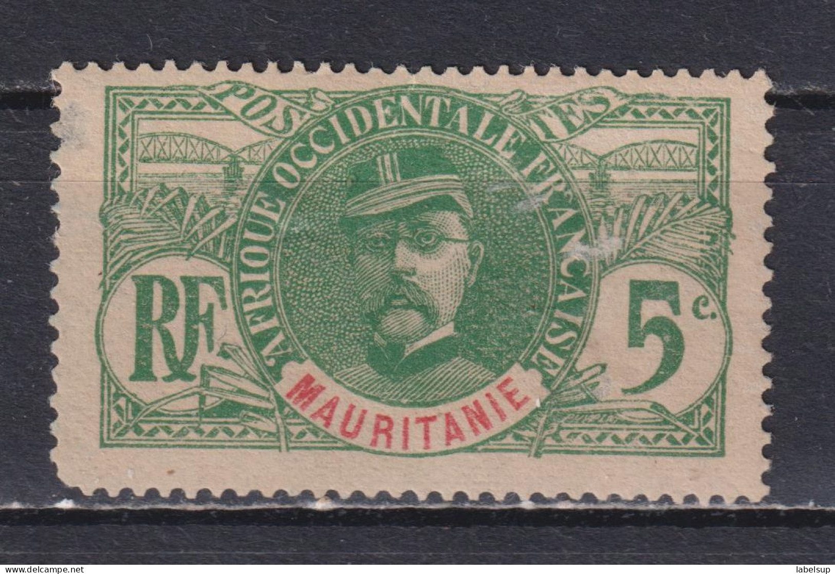 Timbre Neuf*  De Mauritanie De 1906 N° 4 MH - Usati