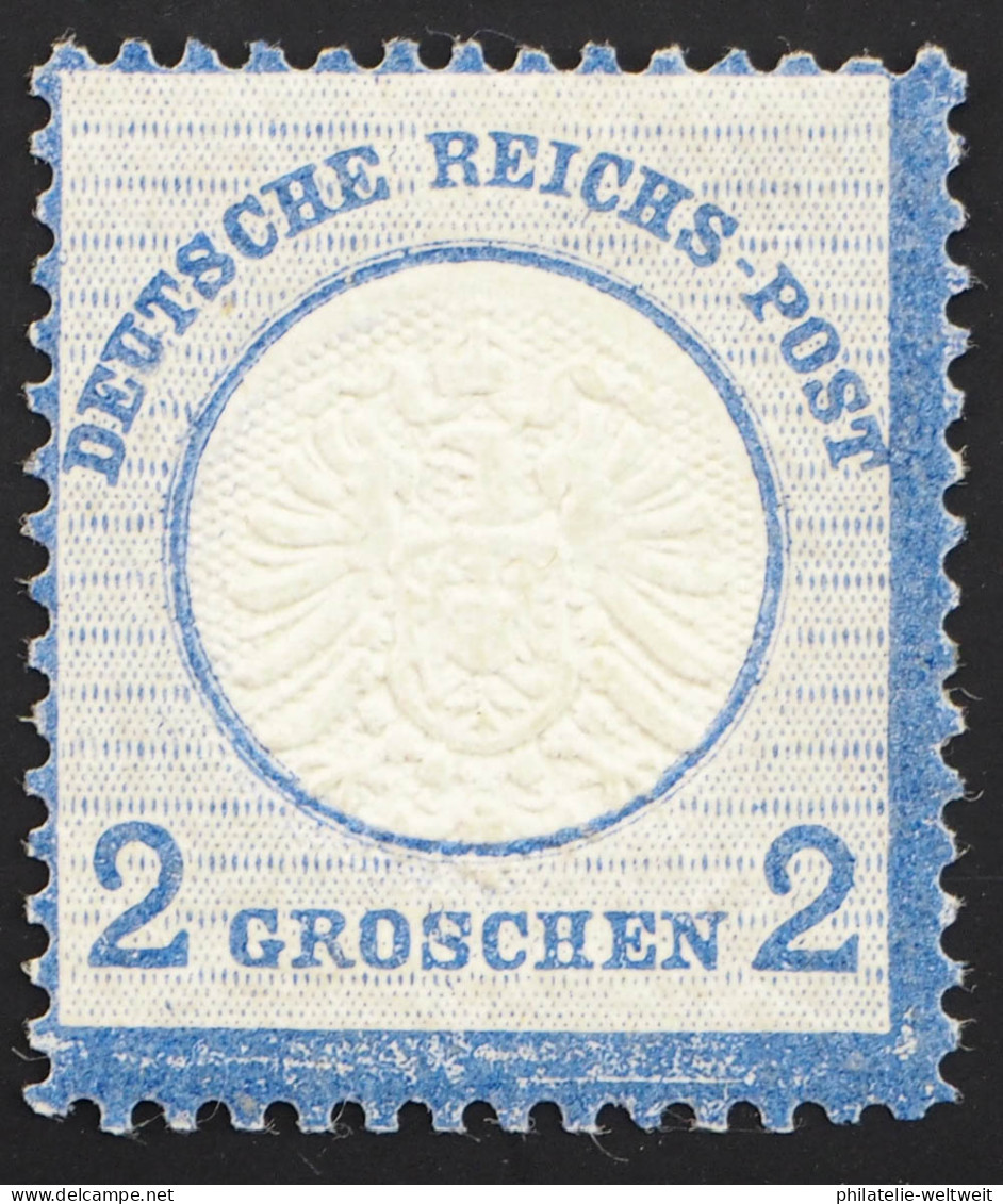 1872 Deutsches Reich, 2 Gr. Großes Schild Sauber Ungebraucht, MiNr. 20, ME 30,- - Ungebraucht