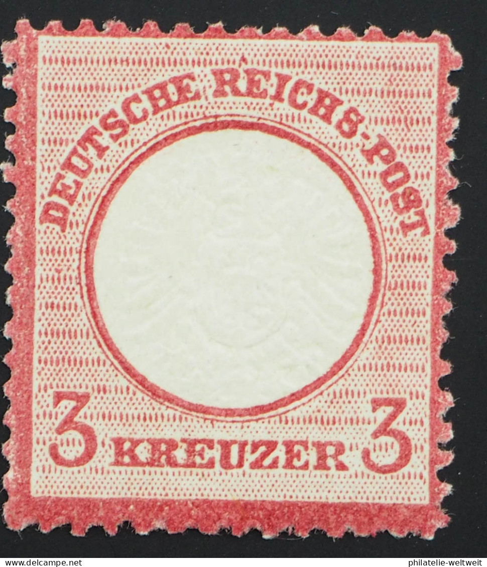 1872 Deutsches Reich, 3 Kr. Großes Schild, Sauber Ungebraucht, MiNr. 25, ME 30,- - Nuovi