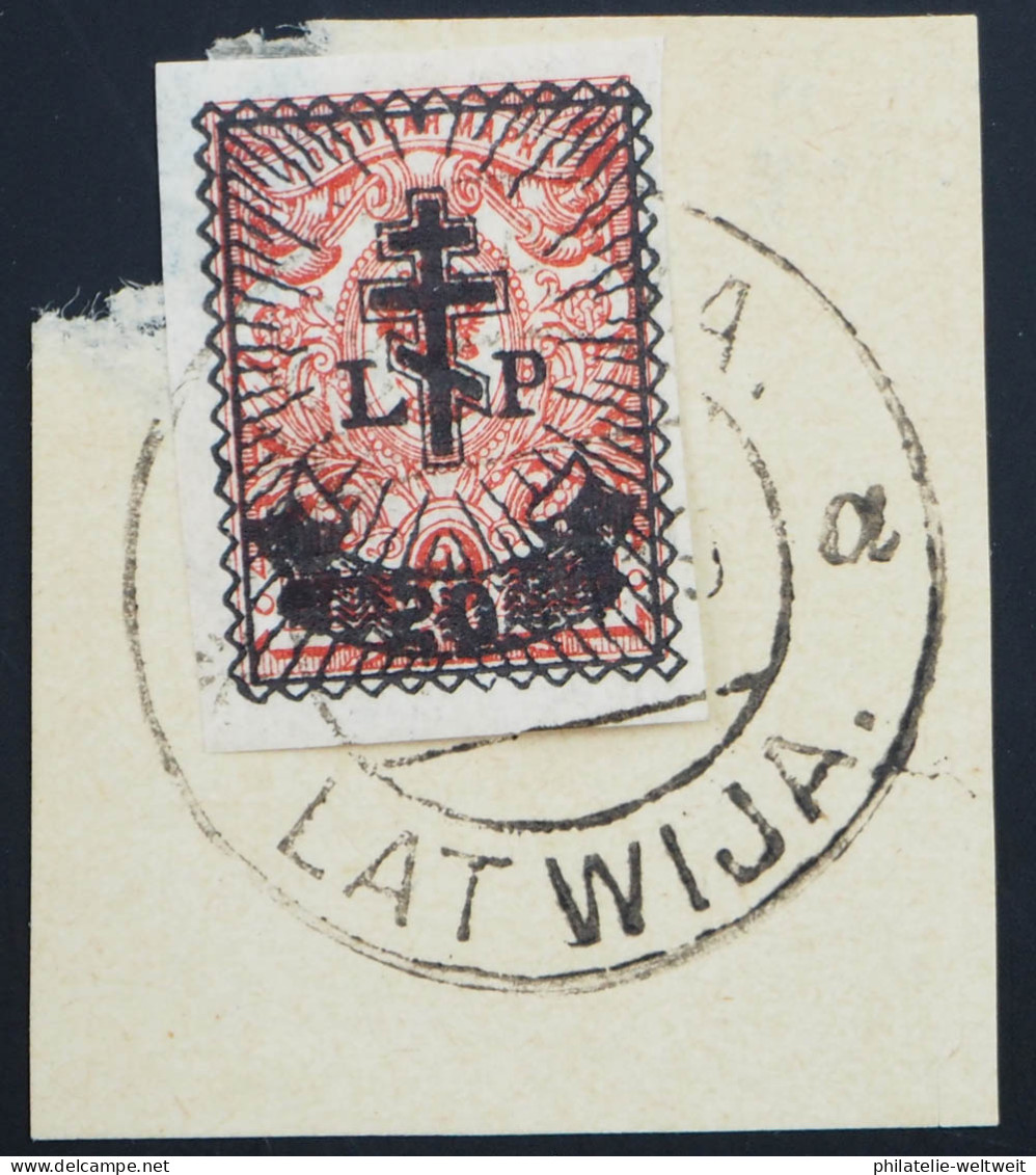 1919 Westarmee, 20 K Auf 3 K Aufdruckwert, Gest. Auf Bfst., MiNr. 24, ME 24,- - Used Stamps