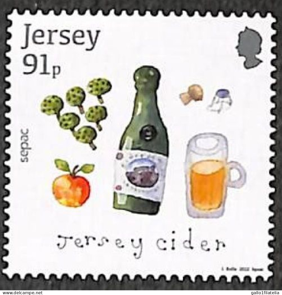 2022 - JERSEY - SEPAC - CIBO E BEVANDE / FOOD & DRINKS. MNH - Joint Issues