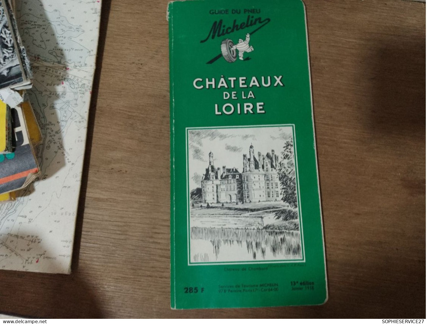 139 //  MICHELIN / CHATEAUX DE LA LOIRE  / 1958 - Michelin (guide)