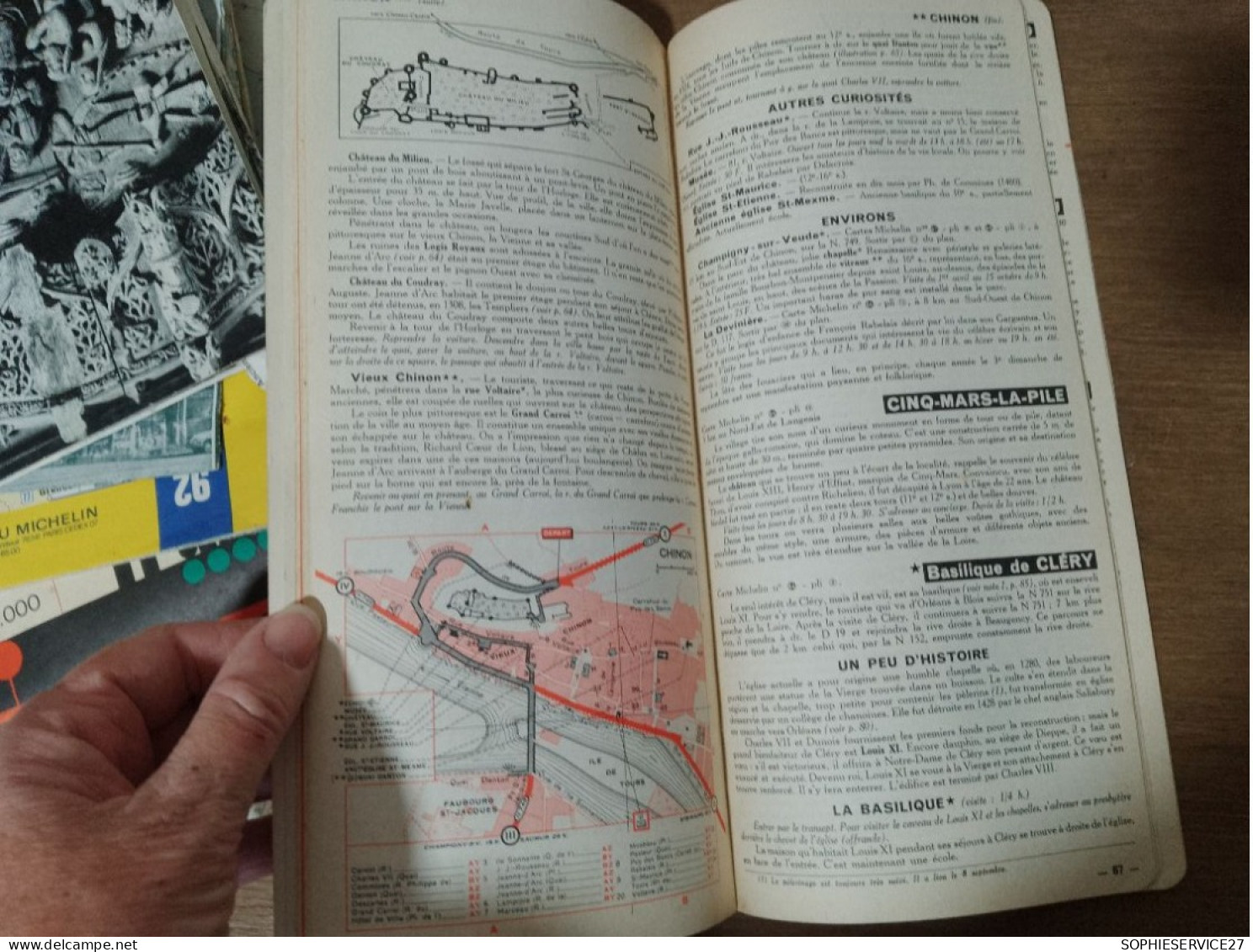 139 //  MICHELIN / CHATEAUX DE LA LOIRE  / 1958 - Michelin-Führer