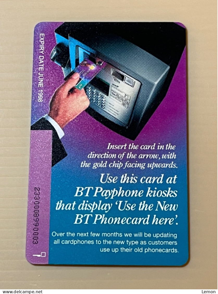 Mint UK United Kingdom British Telecom Chip Phonecard - BT £5 1st National Issue With This … - Set Of 1 Mint Card - Andere & Zonder Classificatie