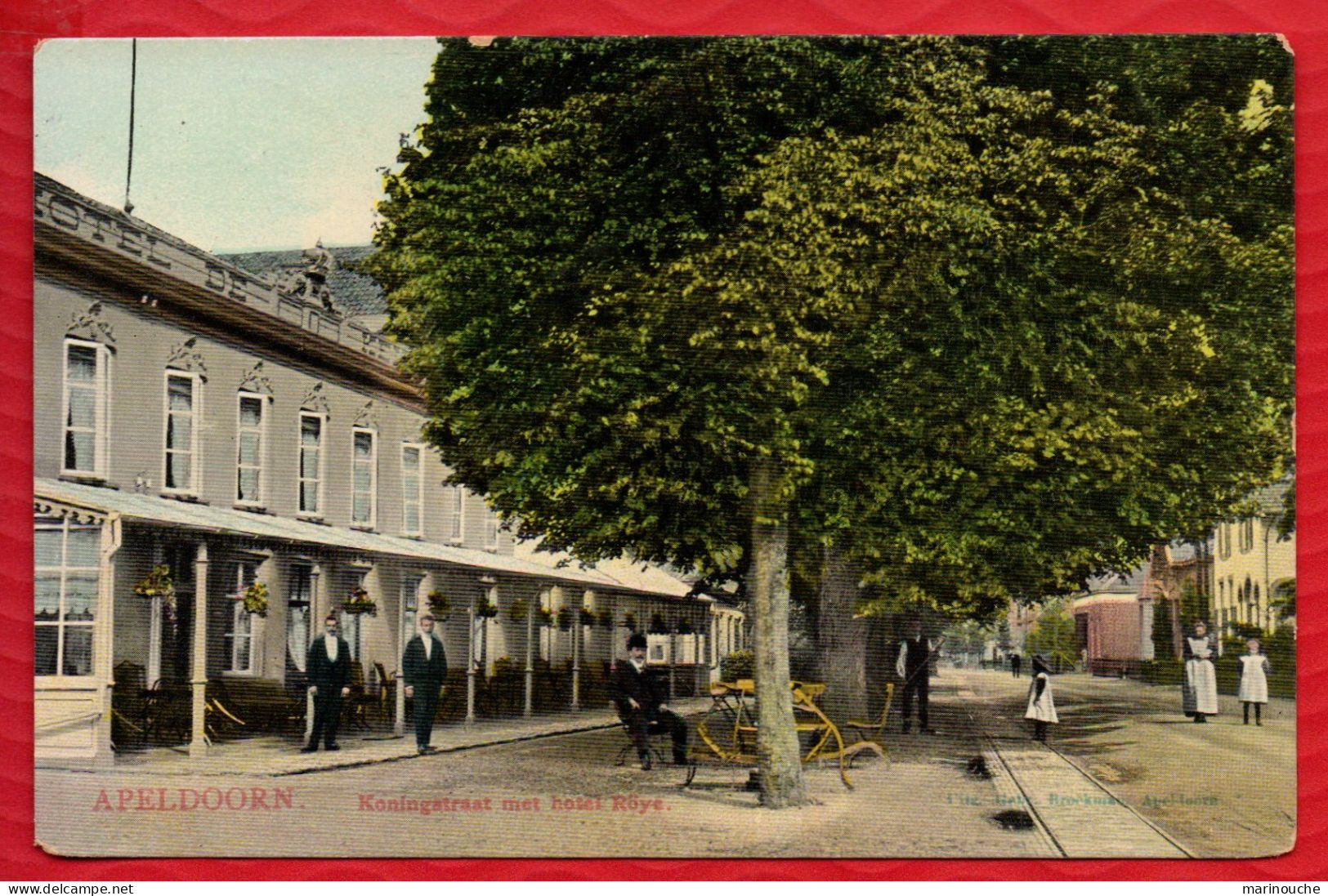 APELDOORN Koningstraat Met Hotel Röye - Obliteration GRAVENHAGE 1907 - R/V - Apeldoorn