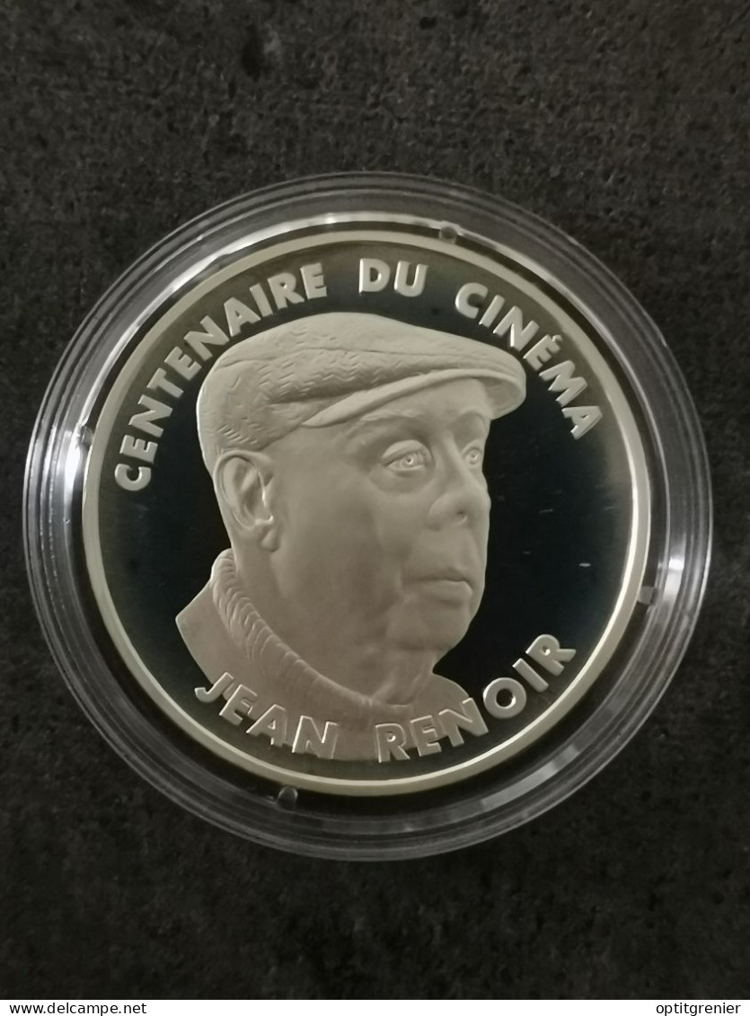 ESSAI 100 FRANCS BE ARGENT 1995 CINEMA JEAN RENOIR / SILVER - Essais, Piéforts, épreuves & Flans Brunis