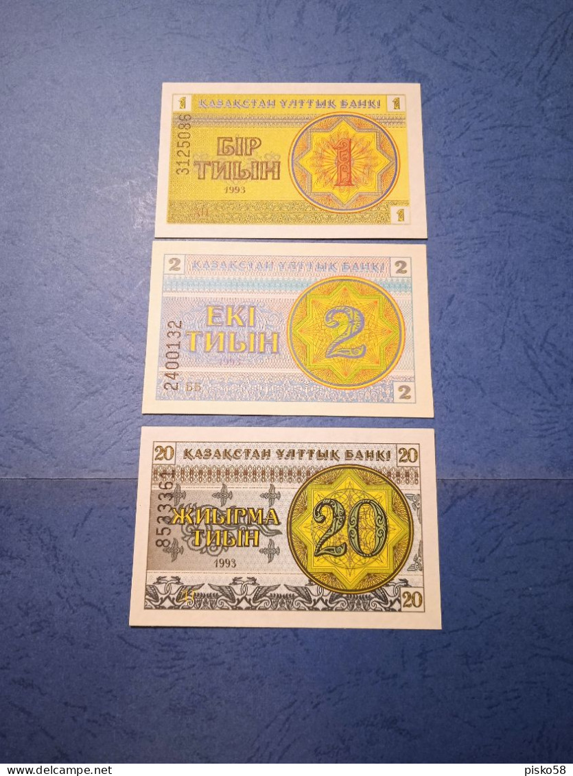 KAZAKISTAN-P1-2-5 1-2-20T 1993 UNC - Kasachstan