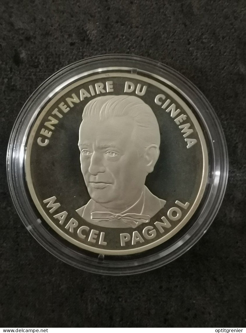 ESSAI 100 FRANCS BE ARGENT 1995 CINEMA MARCEL PAGNOL / SILVER - Essais, Piéforts, épreuves & Flans Brunis