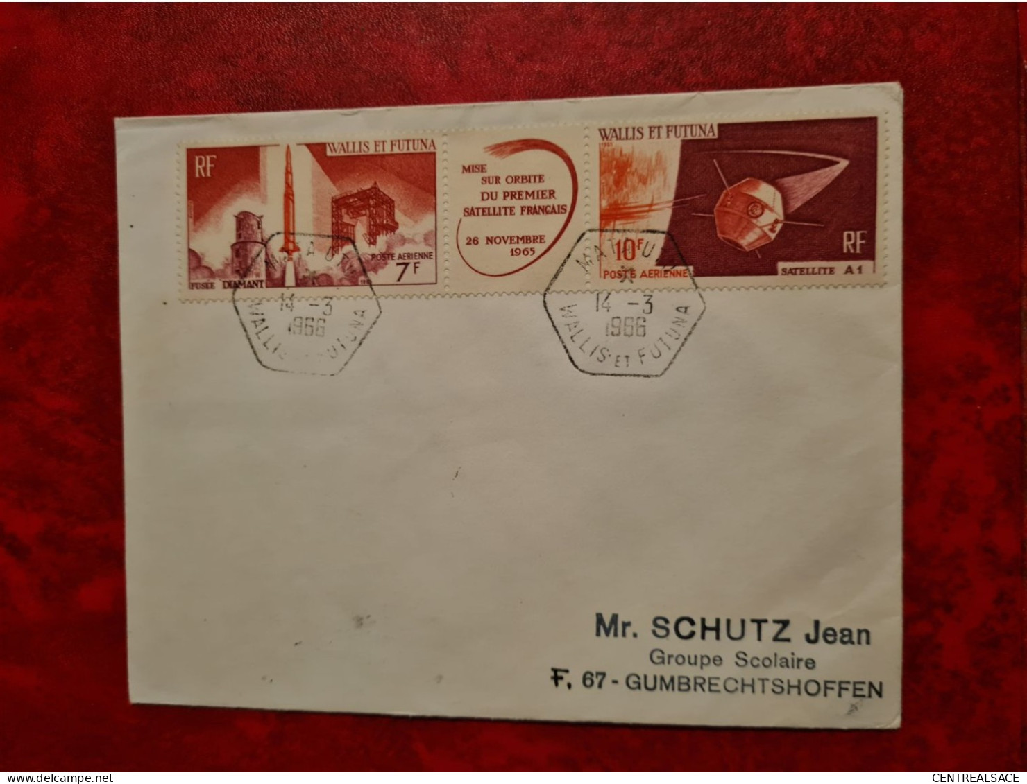 1966 WALLIS ET FUTUNA 1ER SATELLITE FRANCAIS - Sonstige & Ohne Zuordnung