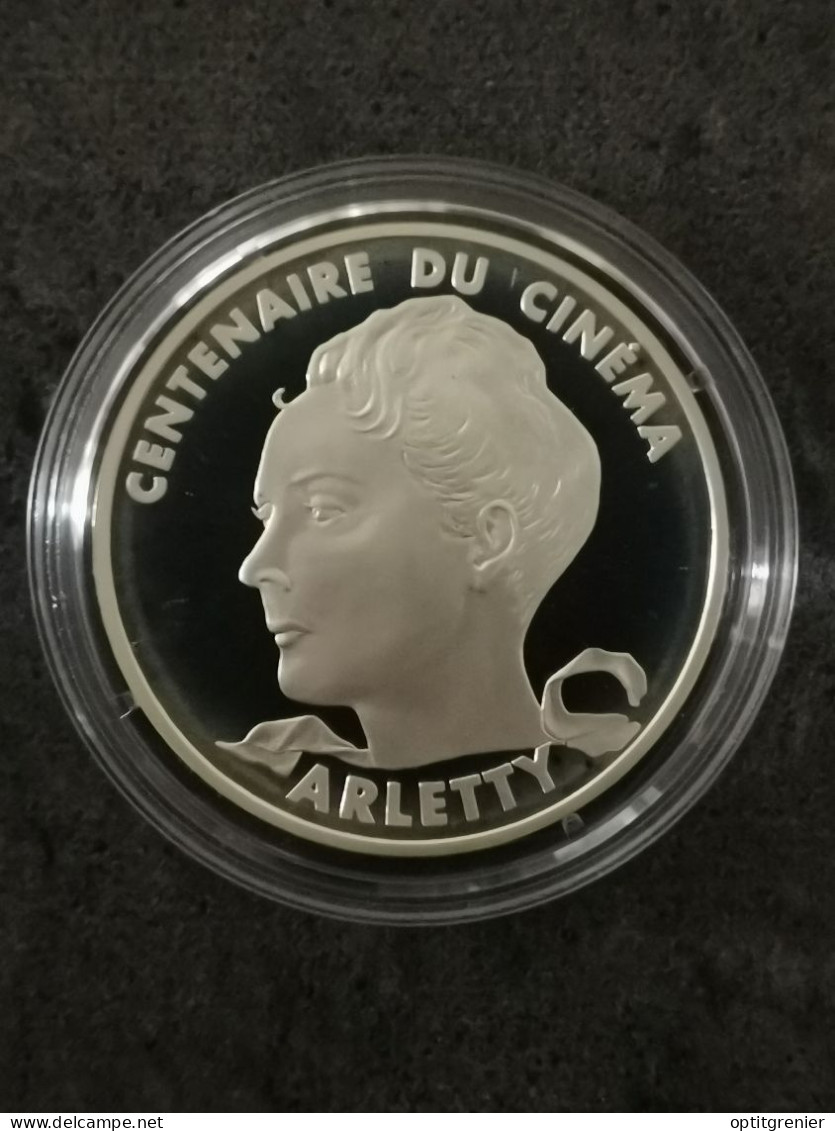 ESSAI 100 FRANCS BE ARGENT 1995 CINEMA ARLETTY / SILVER - Prova