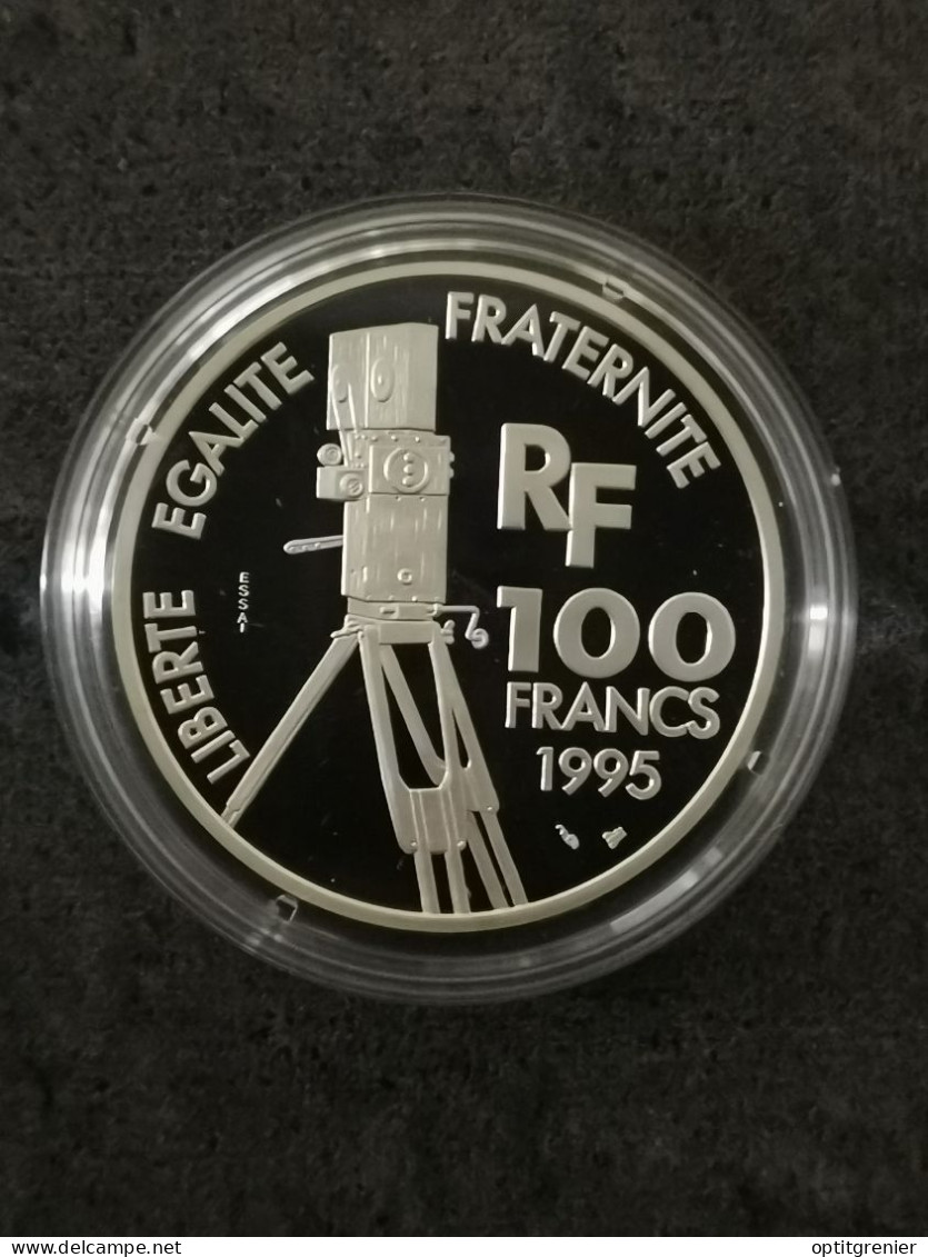 ESSAI 100 FRANCS BE ARGENT 1995 CINEMA ARLETTY / SILVER - Probedrucke